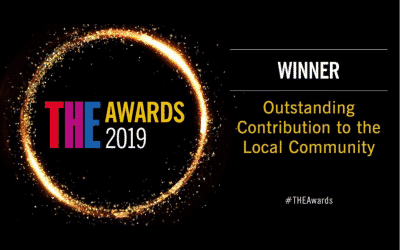 University of Worcester crowned winner in the Times Higher Education Awards 2019