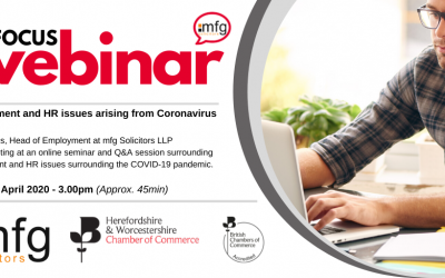 Employment and HR issues arising from Coronavirus