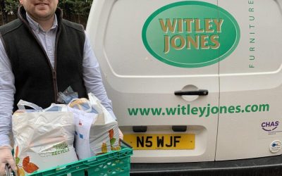 Witley Jones volunteer at Worcestershire Foodbanks