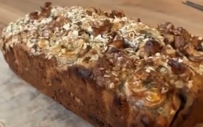 Banana, Chocolate, Walnut, sultana cake