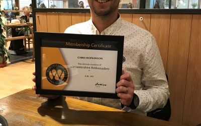 NEWLY ELECTED CHRIS HOPKINSON JOINS THE WORCESTERSHIRE AMBASSADORS