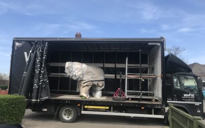 Top Secret Elephant on its journey to Worcester