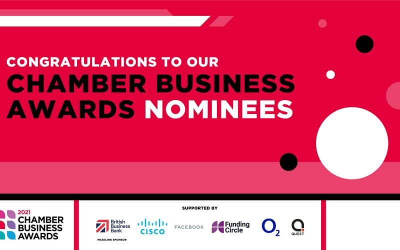 Chamber Members nominated for 2021 Business Awards