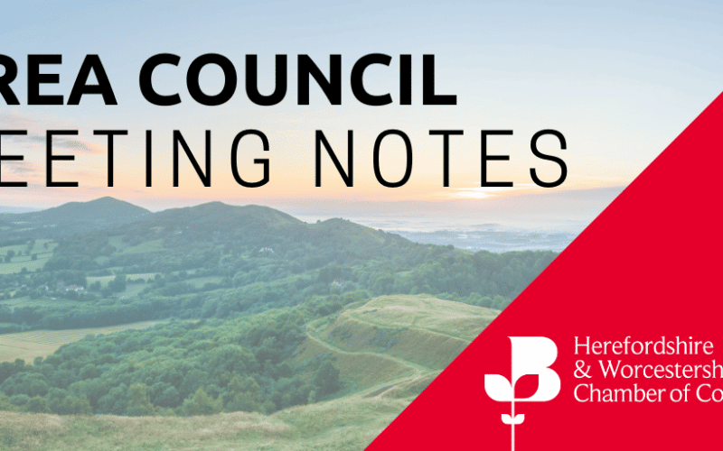 Worcestershire Area Council Updates for September