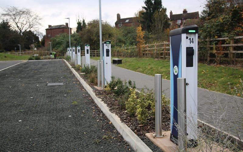 Electric Vehicle Charging Points Available at University Campus