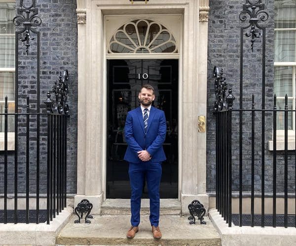 Downing Street Event Acknowledges Sports Therapy Students’ Efforts at Marathon