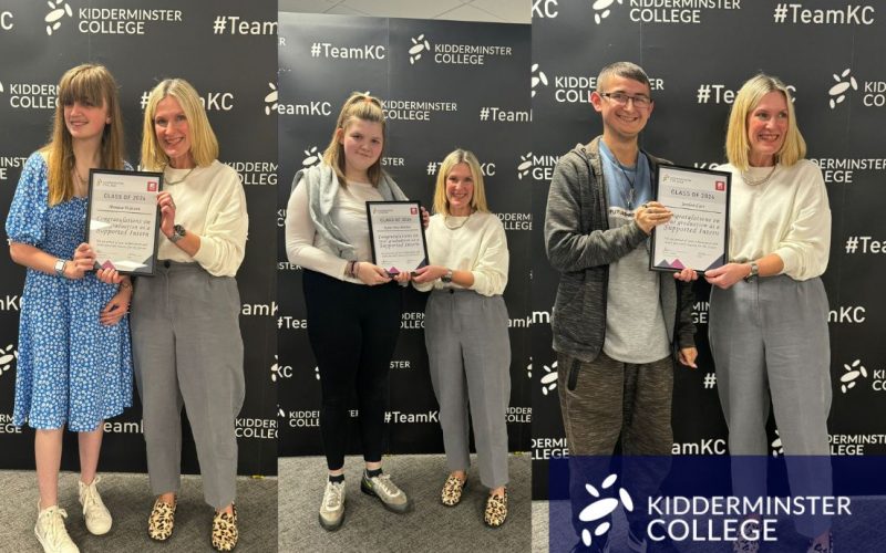 Celebrating Kidderminster College’s Supported Interns Class of 2024 Graduation