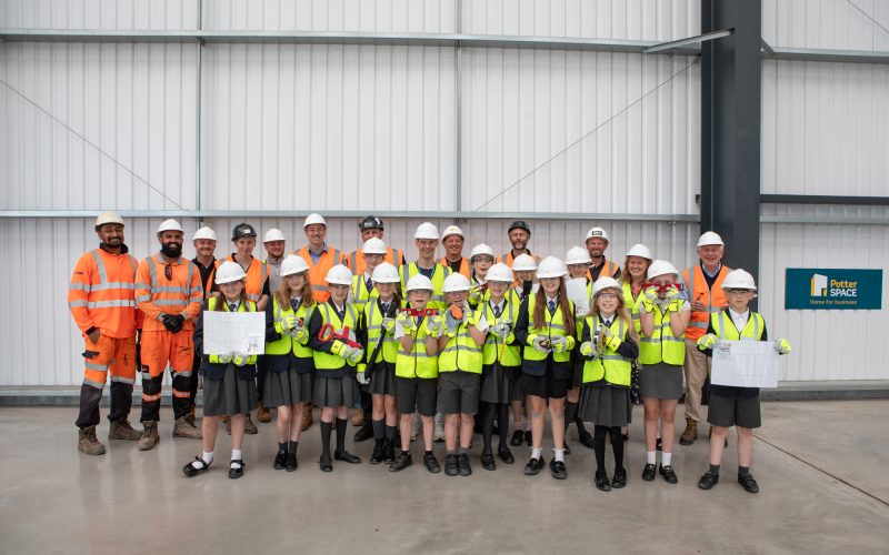 Potter Space Droitwich inspires next generation with site tour