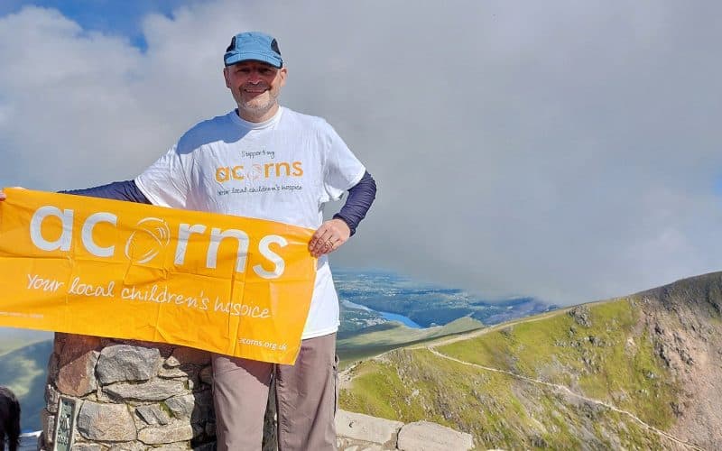 Ending on a High Note; Fundraiser Completes Final Challenge in Memory of his Daughters.