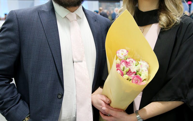 A proposal to round off a week of graduation at the University of Worcester