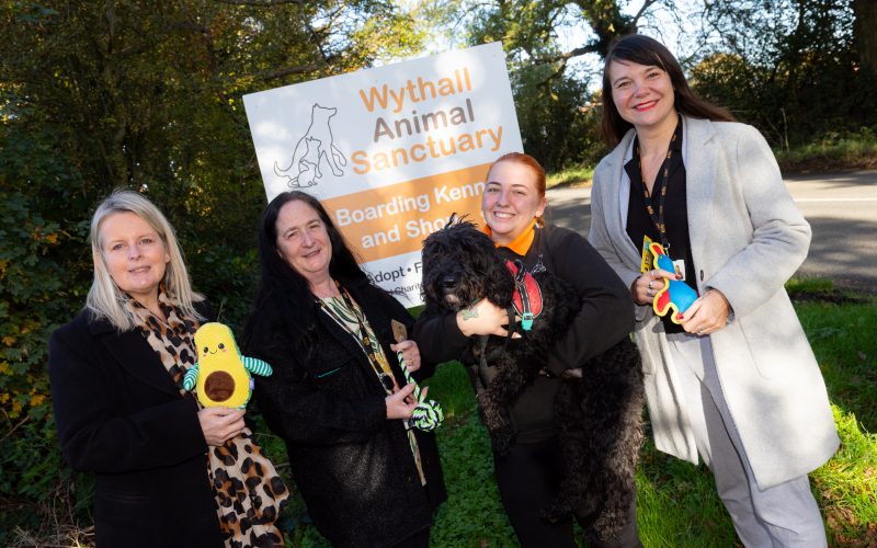Bromsgrove law firm donates over £1,000 to animal sanctuary