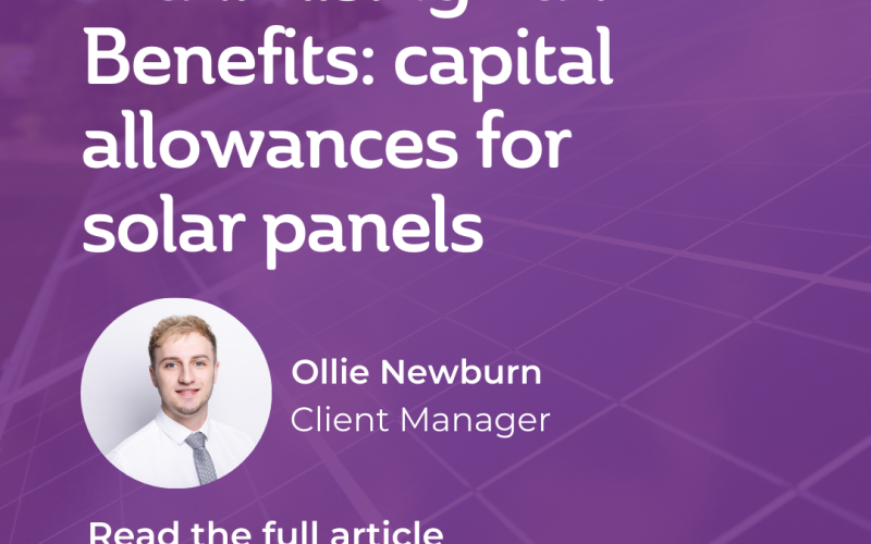 Capital Allowances for Solar Panels
