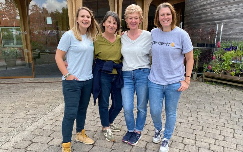 Worcester hospice gardens get spruced up by volunteers at property consultancy in city
