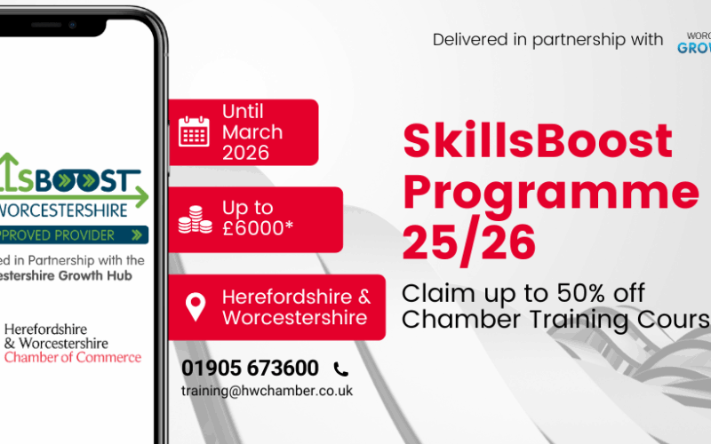 New Skills Boost Funding Offers Up to £6,000 for Chamber Training
