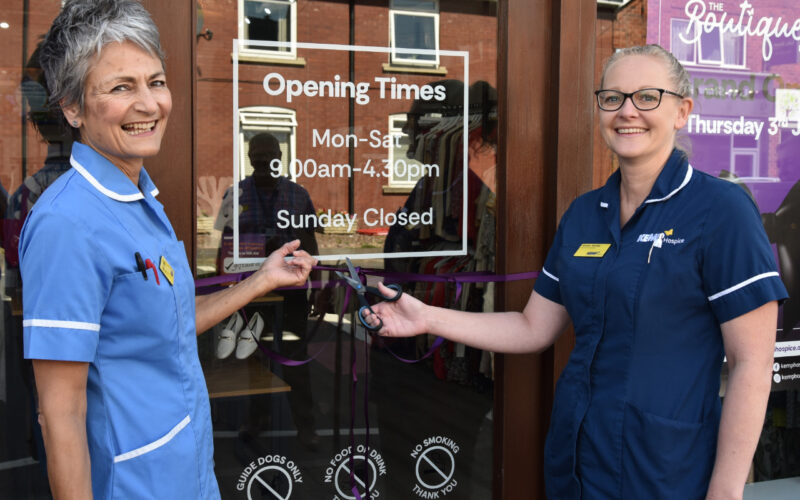 Warm Welcome for New Boutique Charity Shop in Hagley