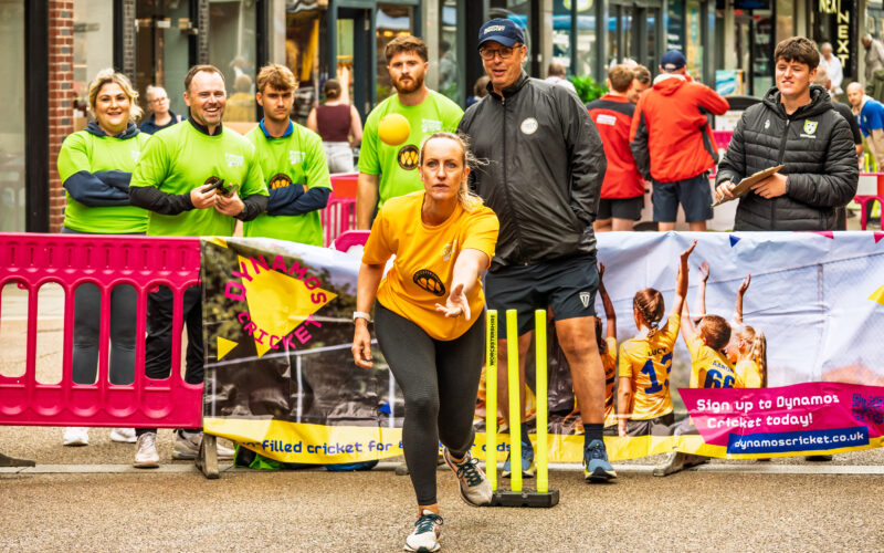 Worcestershire County Cricket Foundations Street Sixes was raining with joy